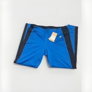 Asics 7/8 Performance Tight Fit Size: 2XL Color: Blue (461) / Black Run Warmers